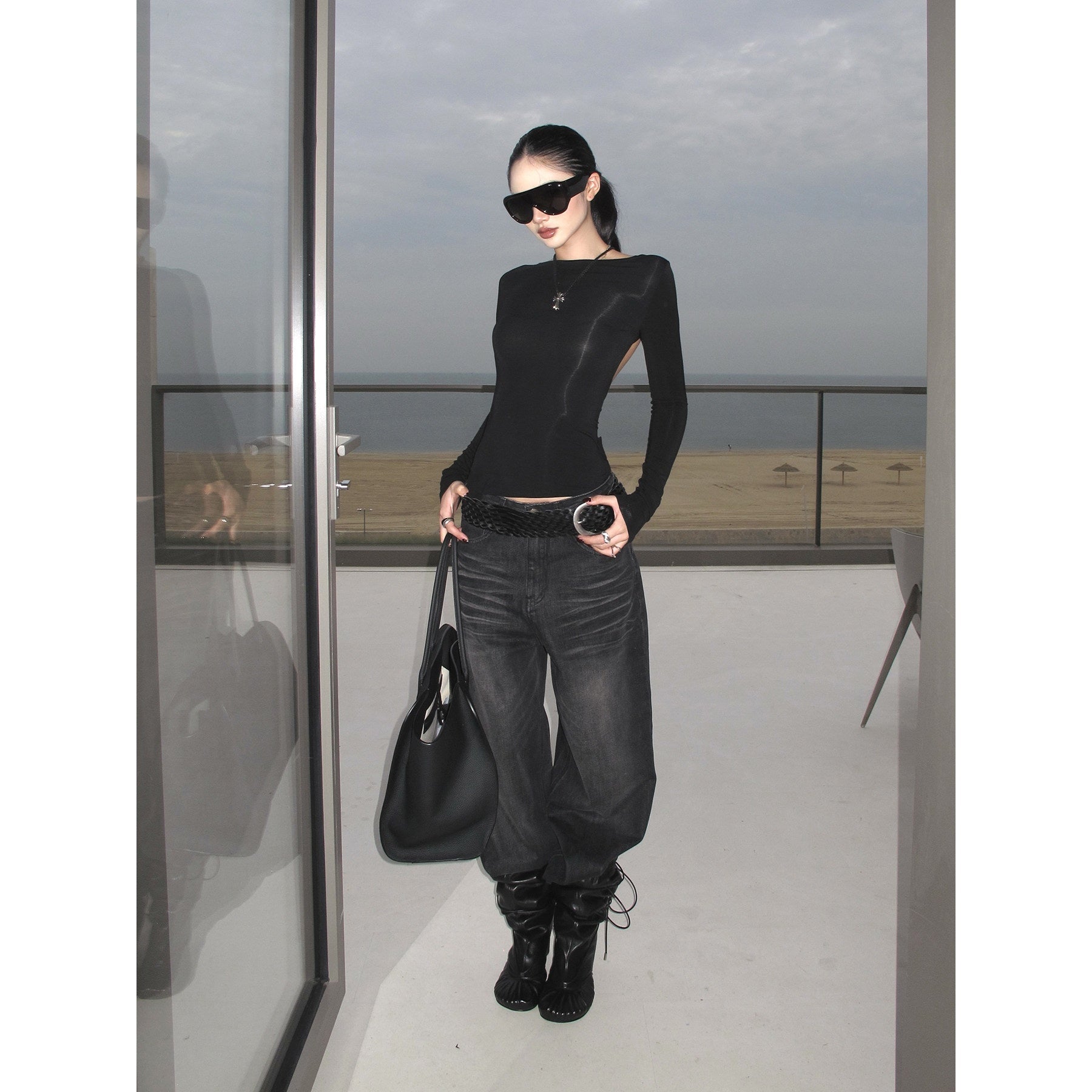 rovente_100_Percent_Cotton_Natural_Waist_Black_Zipper_Casual_Loose_Women_Wide_Leg_Jeans_MISSTT