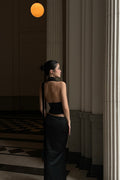 rovente_Silky_Stretch_Slim_Fit_Cropped_Cami_Casual_Black_Tank_Halte_Cop_Tops_MISSTT